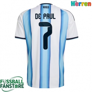 Argentinien Rodrigo De Paul #7 Replik Heimtrikot WM 2026 Kurzarm